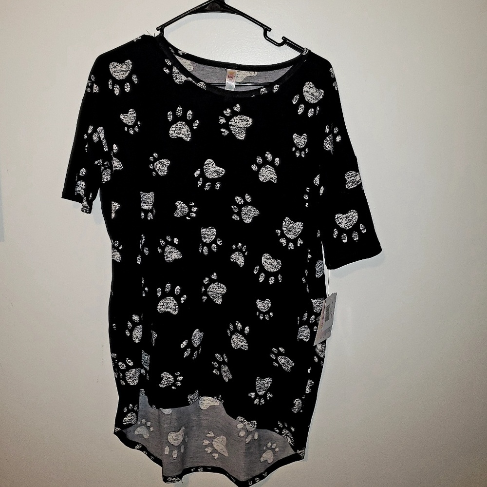 LULAROE xs Paw print Irma